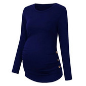 Nova trudnička odjeća Majice za dojenje Majice kratkih rukava za dojenje Trudnice Majčino mlijeko Jednobojne majice dugih rukava