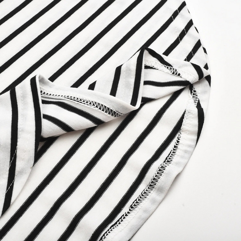 Έγκυες μπλούζες θηλασμού Ριγέ ραφές Μακρυμάνικα έξω Μόδα μπλουζάκια εγκυμοσύνης Ρούχα θηλασμού Πουκάμισα με κάτω