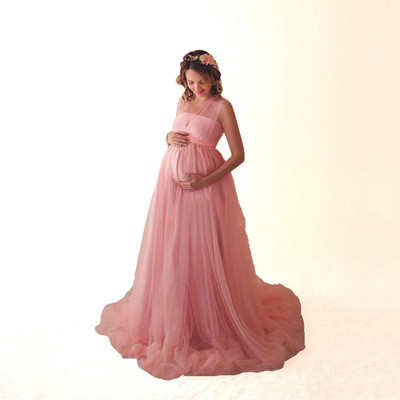 Novi rekviziti za trudničko fotografiranje Fotografija trudničke haljine Trudničke haljine za fotografiranje Trudnička haljina Čipkana maksi haljina 2023.