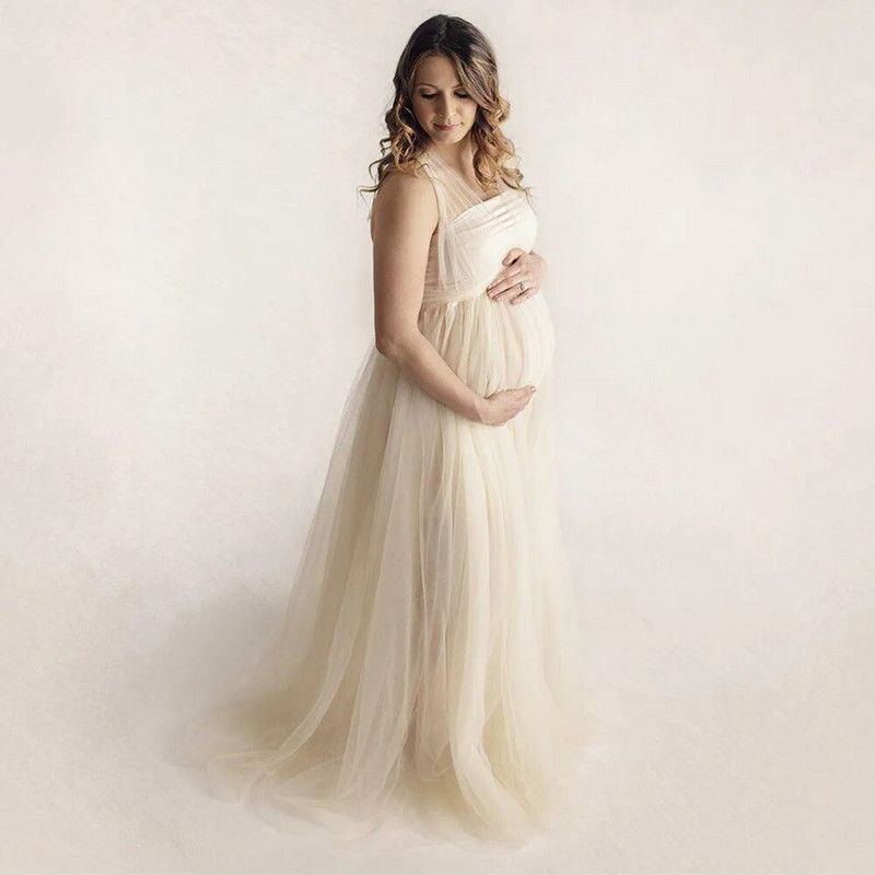 Novi rekviziti za trudničko fotografiranje Fotografija trudničke haljine Trudničke haljine za fotografiranje Trudnička haljina Čipkana maksi haljina 2023.