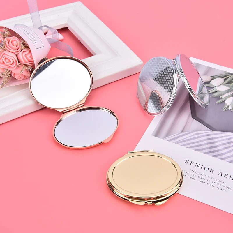 Kompaktne meigipeegel Kosmeetiline taskuga meigipeegel reisipeegli jaoks