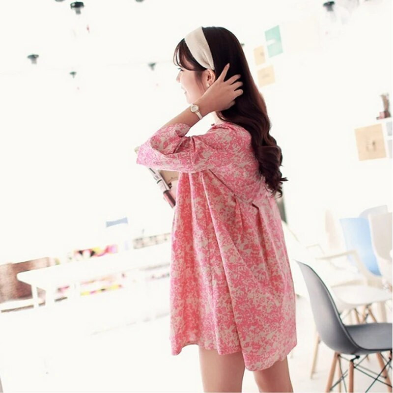 Majica za trudnice Bluza za trudnice Prenatalna odjeća Super široka odjeća za dojenje 1608