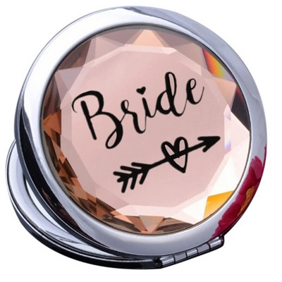 Vjenčanica Djevojačka zabava Mladenka koju treba pokloniti Torbica za šminku Kozmetičko ogledalo Dekoracija za obnovu vjenčanja