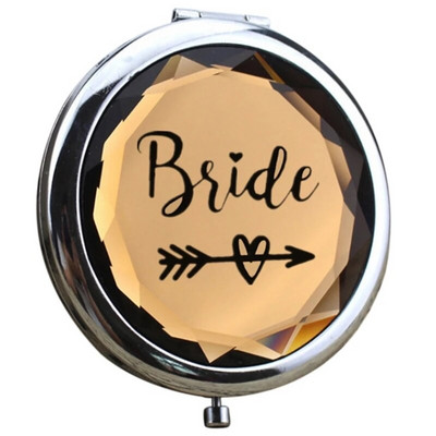 Vjenčanica Djevojačka zabava Mladenka koju treba pokloniti Torbica za šminku Kozmetičko ogledalo Dekoracija za obnovu vjenčanja