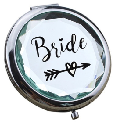 Vjenčanica Djevojačka zabava Mladenka koju treba pokloniti Torbica za šminku Kozmetičko ogledalo Dekoracija za obnovu vjenčanja