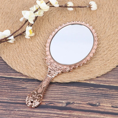 1 vnt acetato lakšto rankinis makiažo veidrodis, kosmetinis kompaktiškas veidrodis moterims