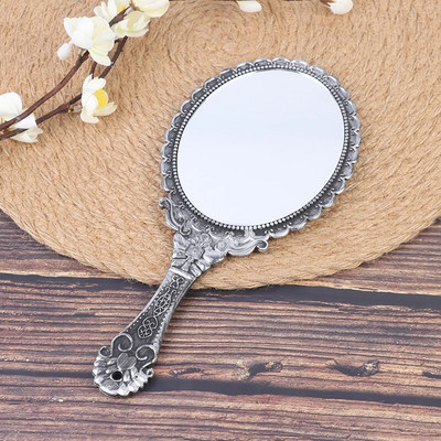 1 vnt acetato lakšto rankinis makiažo veidrodis, kosmetinis kompaktiškas veidrodis moterims