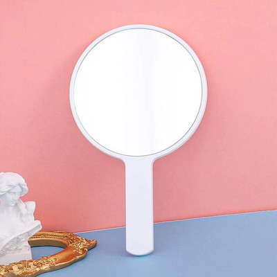 1 vnt acetato lakšto rankinis makiažo veidrodis, kosmetinis kompaktiškas veidrodis moterims