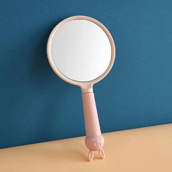 Европейска ретро дръжка Козметично огледало Ръчно огледало за красота Преносим преносим инструмент Ръчно огледало Огледало за грим Компактно огледало