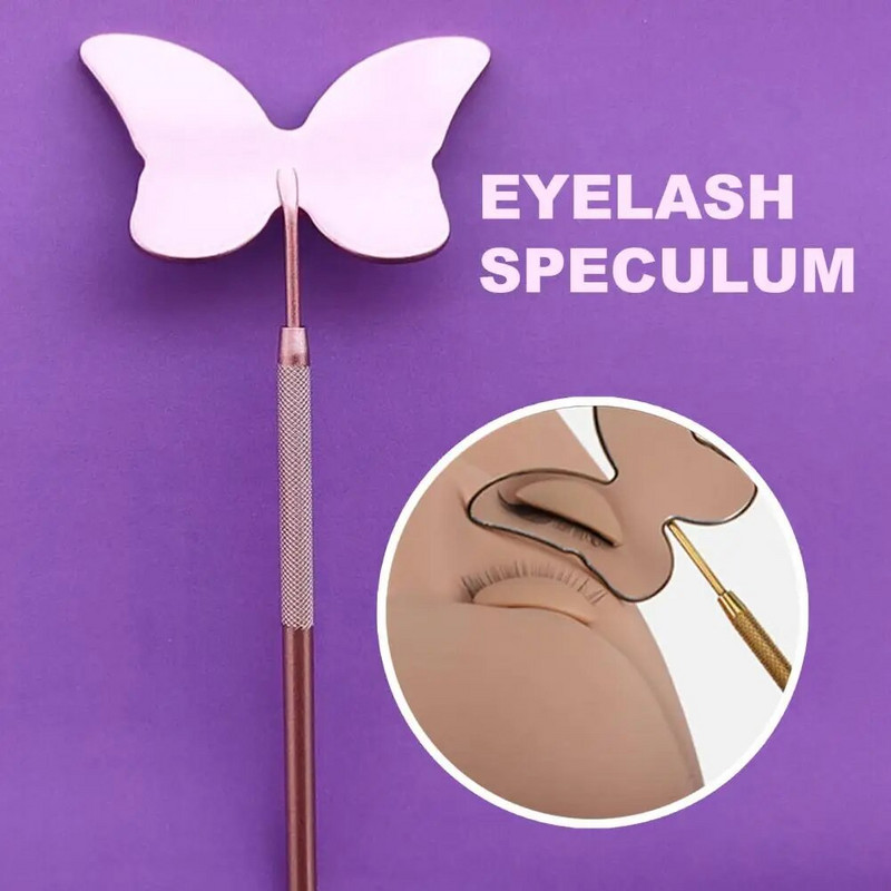 Praktično ogledalo za pregled velikih trepavica, kozmetičko ogledalo u 3 boje, protuklizno