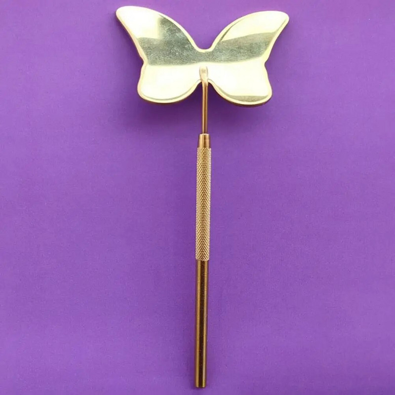 Praktično ogledalo za pregled velikih trepavica, kozmetičko ogledalo u 3 boje, protuklizno