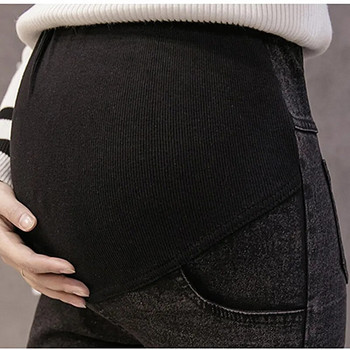 Hot τζιν εγκυμοσύνης για έγκυες γυναίκες Ελαστικό ψηλόμεσο τζιν στενό παντελόνι Fashion Slim παντελόνι εγκυμοσύνης 2023