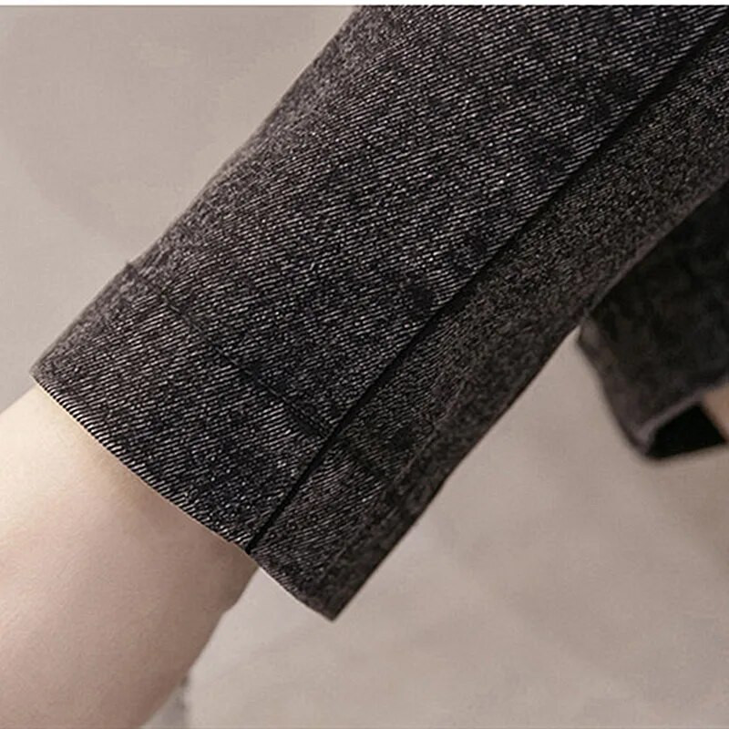 Vruće traperice za trudnice, uske traper hlače s elastičnim visokim strukom, modne uske trudničke hlače 2023.