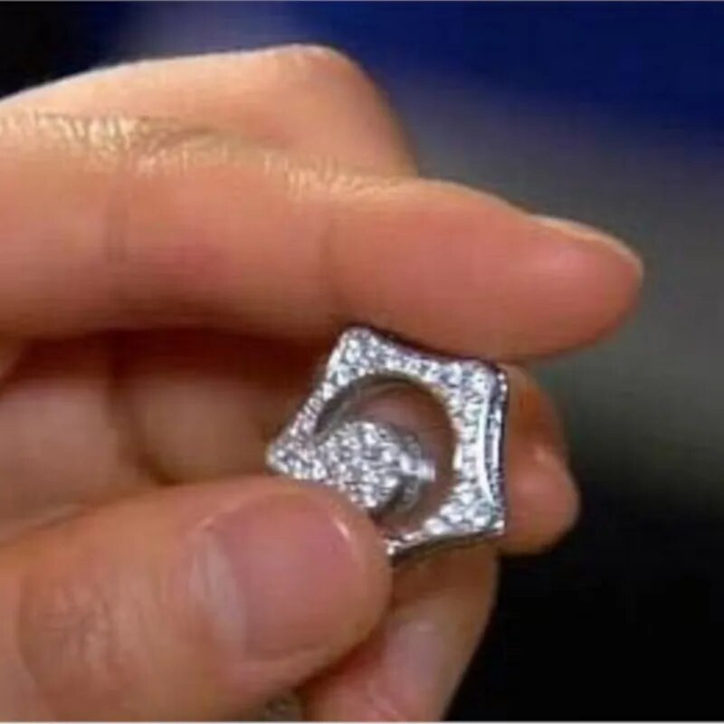 Zvijezda šuplji mjesečev sjaj kamenčići kristalna ogrlica vremenski lanac modni nakit dropshipping kvalitetni pokloni za rođendanske djevojke ljubavnici