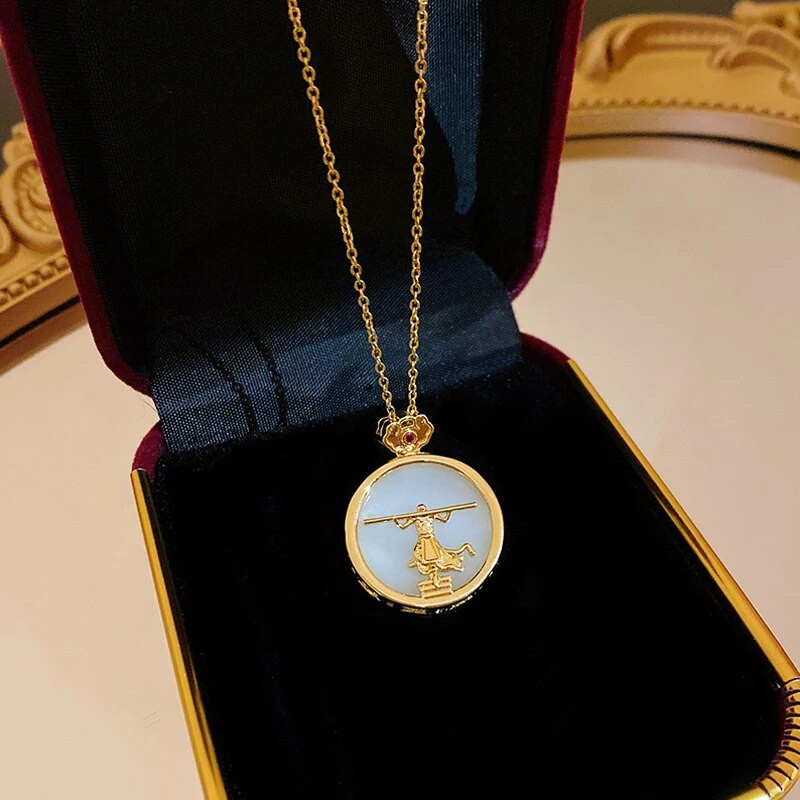 Κολιέ με ακανόνιστο οβάλ γράμμα Χρυσό χρώμα Κρεμαστό Κολιέ για Γυναικεία Προσωπικότητα Κολιέ από ανοξείδωτο ατσάλι Κομψό κόσμημα