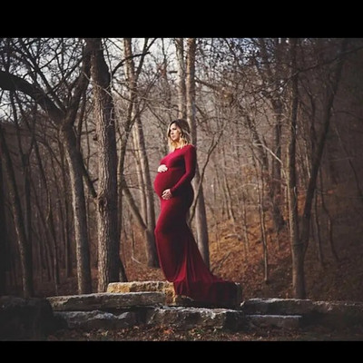 Rochii de maternitate pentru sedinta foto Recuzita fotografie de maternitate Rochie de sarcina Fotografia Rochii maxi Rochie Haine pentru gravide Nou