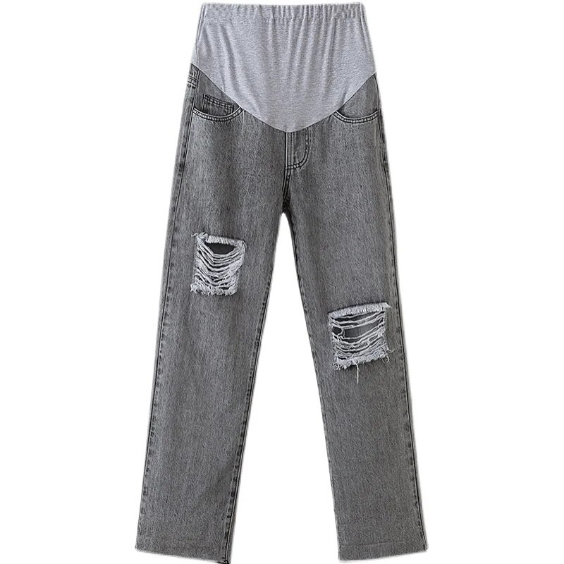 Farmer Női Őszi divat Kismama Farmer Magas derekú Has Vékony ceruzanadrágok Ruhák terhes nőknek Terhesség