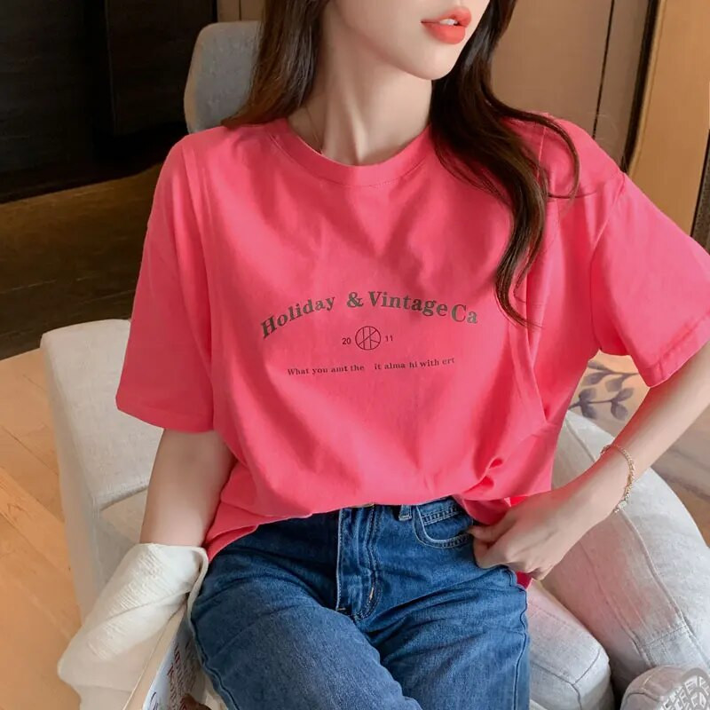 Summer Clothes For Pregnant Youth Ανοιχτό T-shirt For Nursing Mothers Maternity Clothes 19085