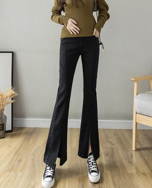 Jean trudnička odjeća za trudnice i široke hlače veće veličine Sportske hlače za proljeće i jesen Odjeća za trudnice