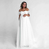 Mežģīņu šifons grūtniecēm Seksīga kleita bez pleciem, gara kleita grūtniecēm sievietēm grūtniecēm, dušas fotografēšana vasaras rekvizīti Maxi kleita Jauna