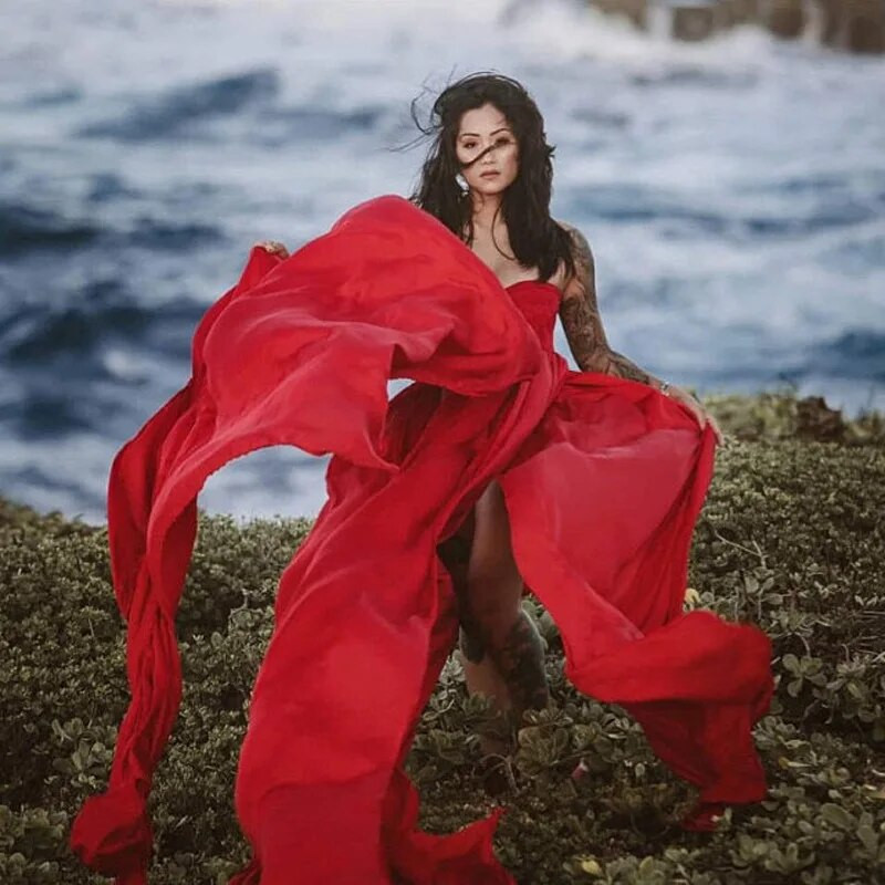 Dropshipping 2023. Čipkane trudničke haljine Rekviziti za foto snimanje Seksi trudnice Maxi haljine Odjeća za fotografiranje Duge trudnoće