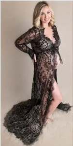 Terhes anya ruha Új kismama fotózási kellékek Női terhes ruhák Csipke ruha terhes fotózáshoz Ruházat