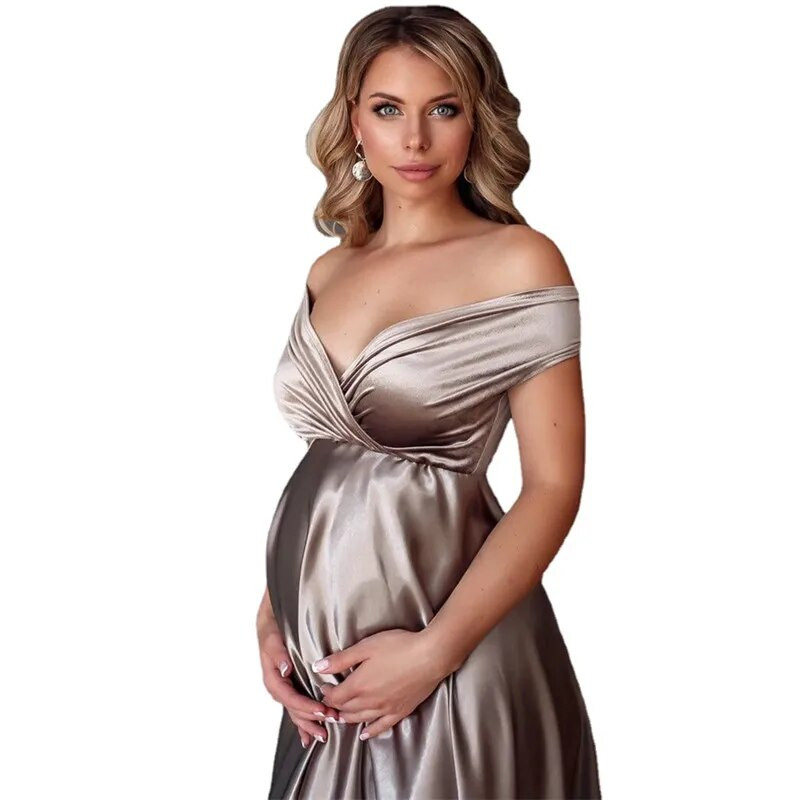 Novi dugi rekviziti za trudničko fotografiranje Trudnička haljina Fotografiranje trudničkih haljina za fotografiranje Trudnička haljina Maxi haljina