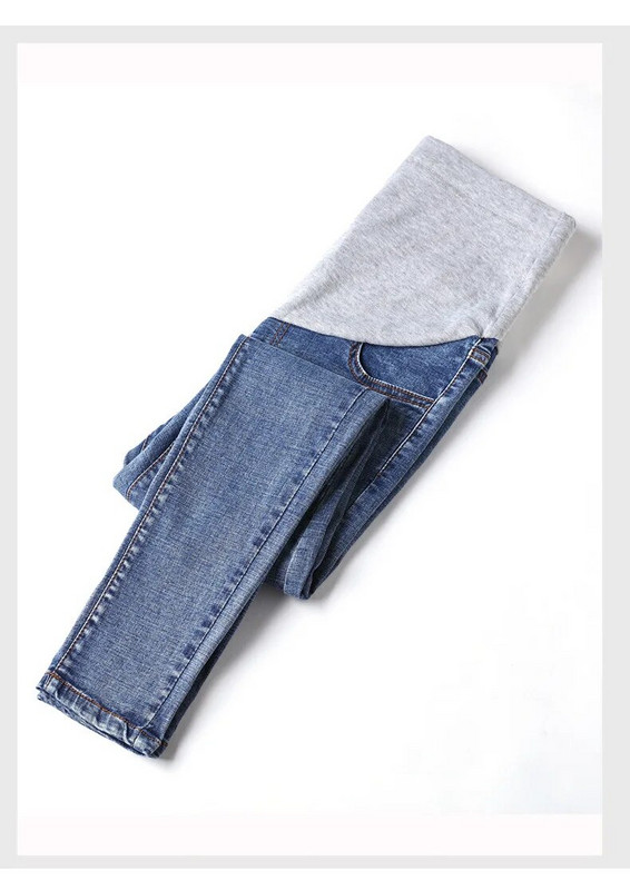 Ρούχα εγκυμοσύνης Παντελόνι εγκυμοσύνης τρύπα τζιν για έγκυες γυναίκες Καλοκαιρινό λεπτό ύφος παντελόνι έγκυο κολάν Υποστήριξη ρούχων