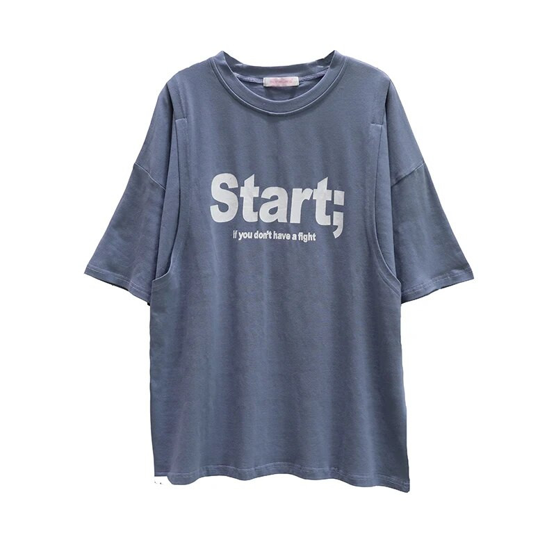 Majice za trudnice kratkih rukava Majice za trudnice Odjeća za trudnice Ljetne majice za dojenje Odjeća za dojenje 3939B