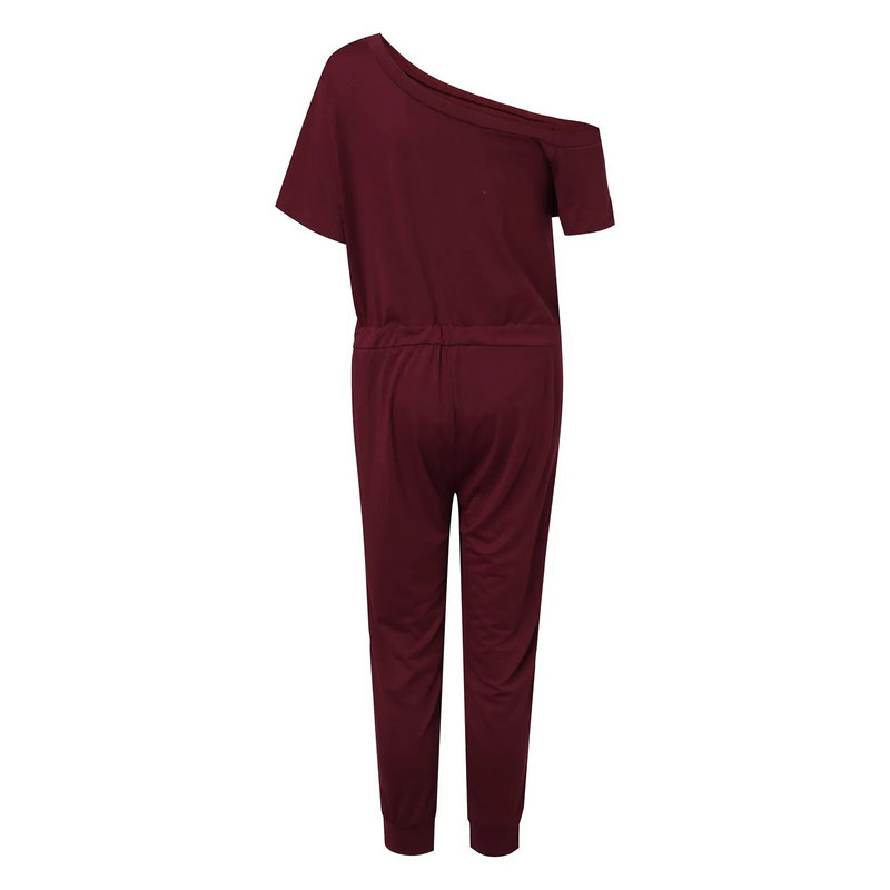 Moterų vasaros trumpomis rankovėmis vienspalviai reguliuojamo juosmens kombinezonas nėščiosioms, laisvalaikio kirpčiukai, drėkinantys antblauzdžiai