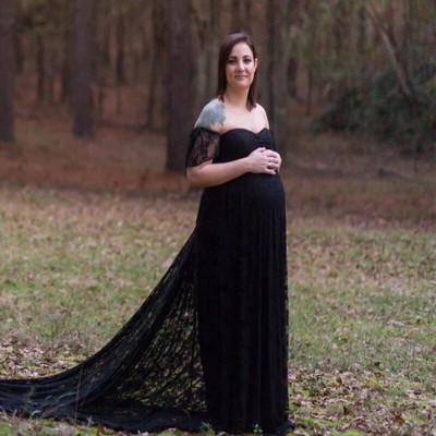 Σέξι δαντελένια φορέματα εγκυμοσύνης Φωτογραφικά στηρίγματα Μακρύ νυφικό Φόρεμα εγκυμοσύνης Φανταστική λήψη φωτογραφιών καλοκαιρινά ρούχα για έγκυο καινούργια