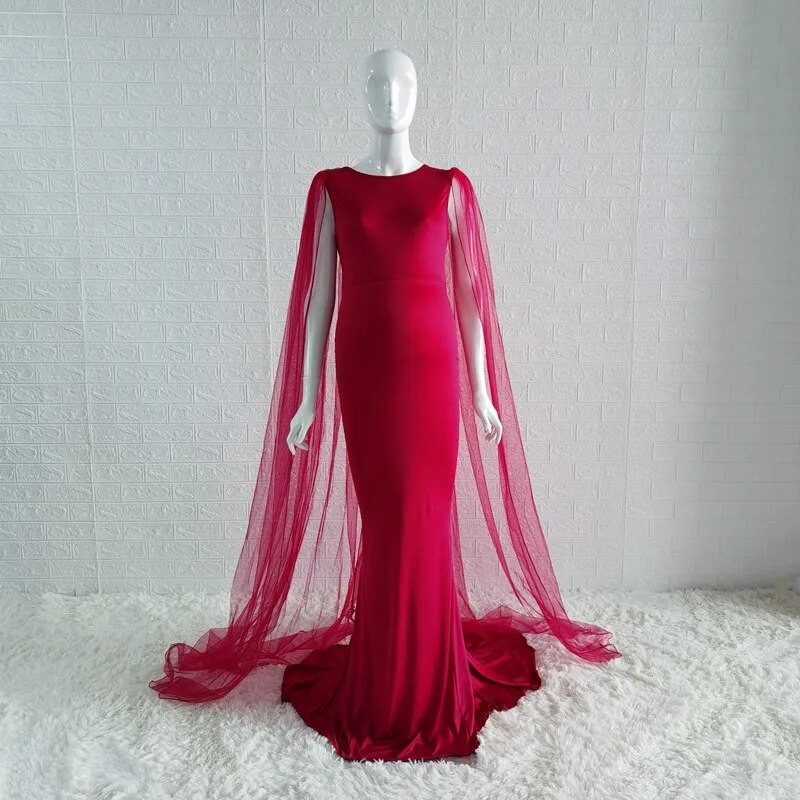 Bezpiedurkņu trikotāžas kleita zīdaiņiem ar tilla apmetni Grūtnieces kleita fotosesijai Grūtnieču fotografēšanai Nāriņas kleita