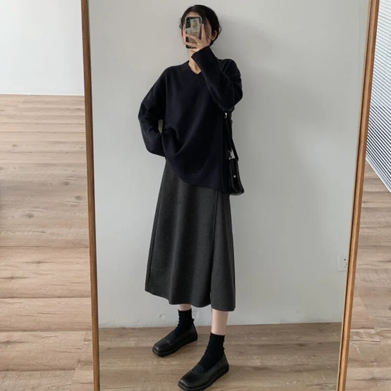 Kokvilnas svārki grūtniecēm, gari modes svārki grūtniecēm, liela izmēra svārki grūtniecēm Jaunums