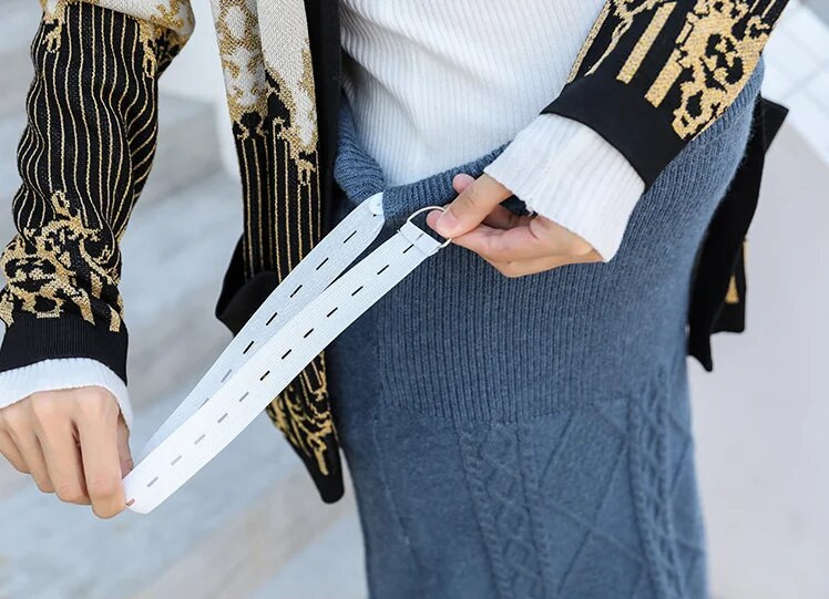 Trudnička suknja Duga modna pletena plisirana trudnička suknja za trudnice Velika trudnička suknja Novi dolazak