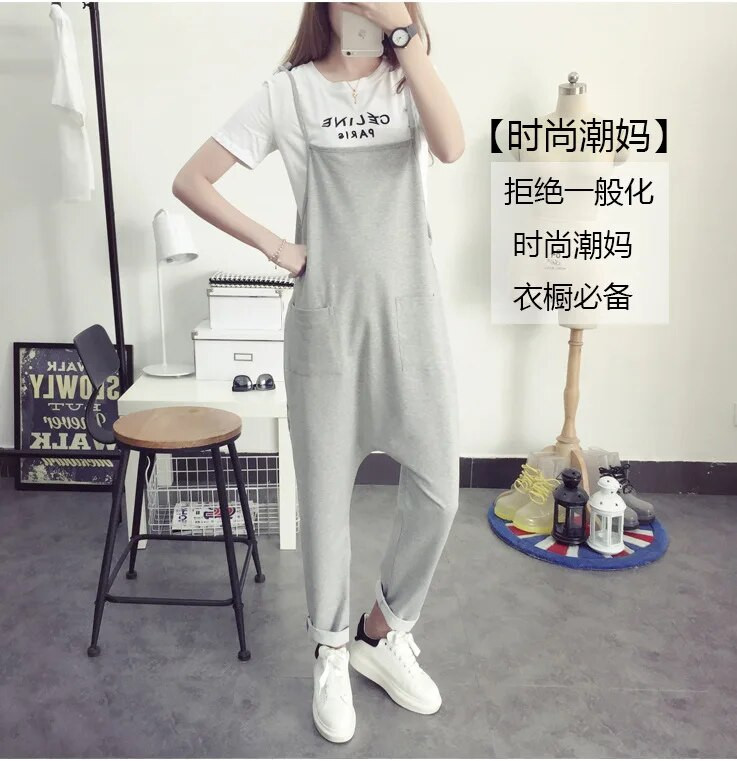 Grūtnieču biksītes grūtniecēm Apģērbs Grūtniecības Bikses Jostas Kombinezoni Grūtnieču Haren Bikses Kombinezons Mātes Apģērbs