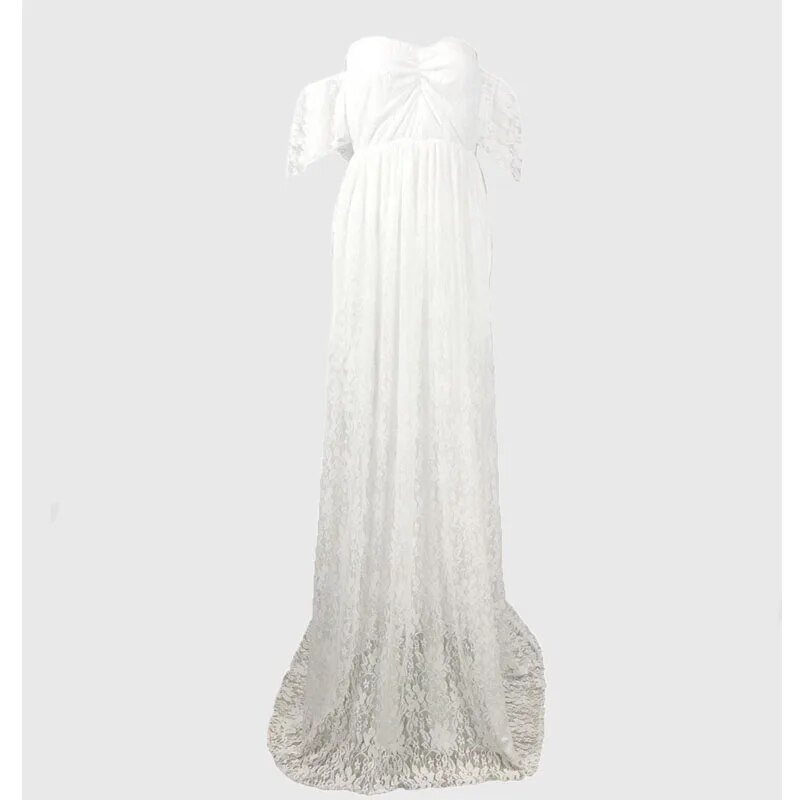 Dugi rekviziti za trudničko fotografiranje Trudnička haljina Fotografiranje trudničkih haljina za fotografiranje Trudnička haljina Čipkana maksi haljina