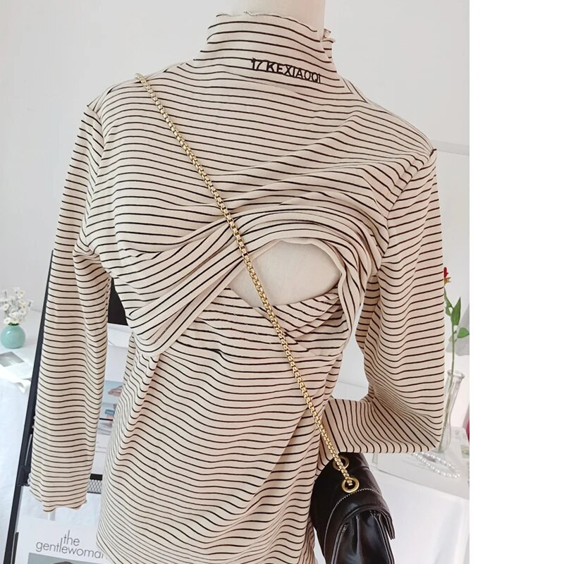 Top za trudnice Odjeća za dojilje Majica za dojenje 9209