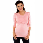 S-3XL Ženska odjeća Košulja za trudnice Odjeća za trudnice Top dugih rukava V izrez Trudničke bluze i majice za trudnice