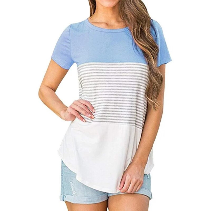 Vasaras jaunums grūtniecēm ar īsām piedurknēm zīdīšanas tops sieviešu T-krekls Apģērbs Ādai draudzīgs brīvais laiks