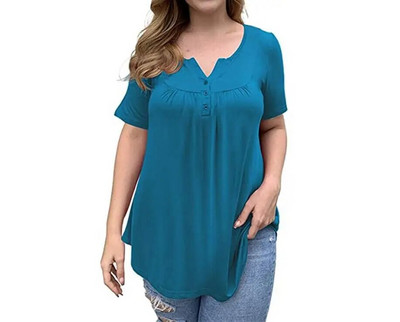 Ljetna nova ženska uska široka majica kratkih rukava kratkih rukava, ležerna udobna velika majica za trudnice u raznim bojama
