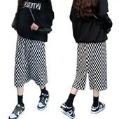 Divatnyomtatás Terhes nők hasított szoknyák lábszárközépig, magas derékig kismama Empire szoknya Vintage kockás terhességi egyenes szoknyák