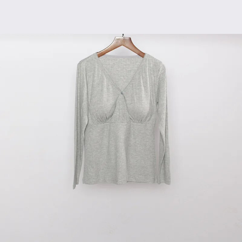 Grūtnieču apģērbi Grūtnieču krekli Modāls naktskrekls zīdīšanas mājas apģērbs vienkrāsainiem naktskrekliem pidžamām barojošām sieviešu topi