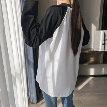Κεντητό μπλουζάκι με μανίκια και συνονθύλευμα ώμου Ανοιγόμενο στο πλάι Ρούχα θηλασμού Ρούχα για μαμά Έγκυος 8589