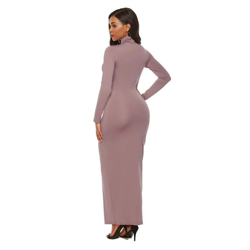 Fotografiranje za trudnice Haljina s dolčevitom Fotografiranje Trudničke žene Bodycon Maxi duge haljine Odjeća za trudnice