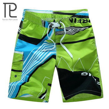 Нови мъжки плажни дрехи Cool Board Shorts Бързосъхнещи бански гащи за водни спортове Летни плажни шорти M - 6XL Изключително големи 10+ цвята