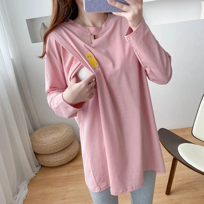 2022 Majica za trudnice za dojilje Dugi rukavi Proljetna i jesenska odjeća za dojenje Odjeća za majke 27/8/9