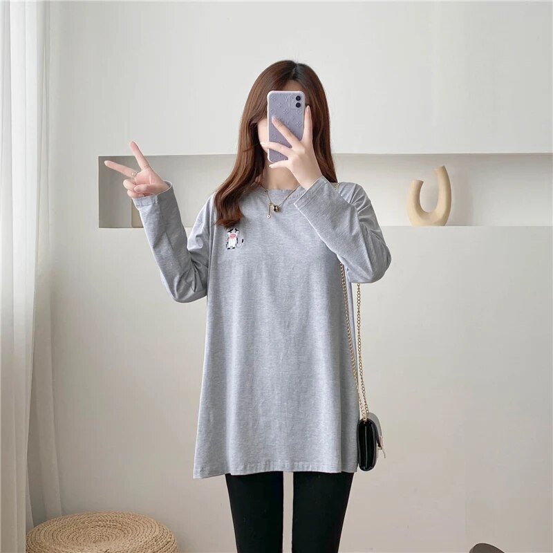 2022 Majica za trudnice za dojilje Dugi rukavi Proljetna i jesenska odjeća za dojenje Odjeća za majke 27/8/9