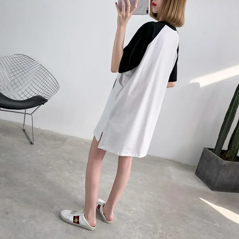 Gornja odjeća za dojenje za trudnice, majica kratkih rukava, tiskana slova, hranjenje s mlijekom, trudnička odjeća 3915