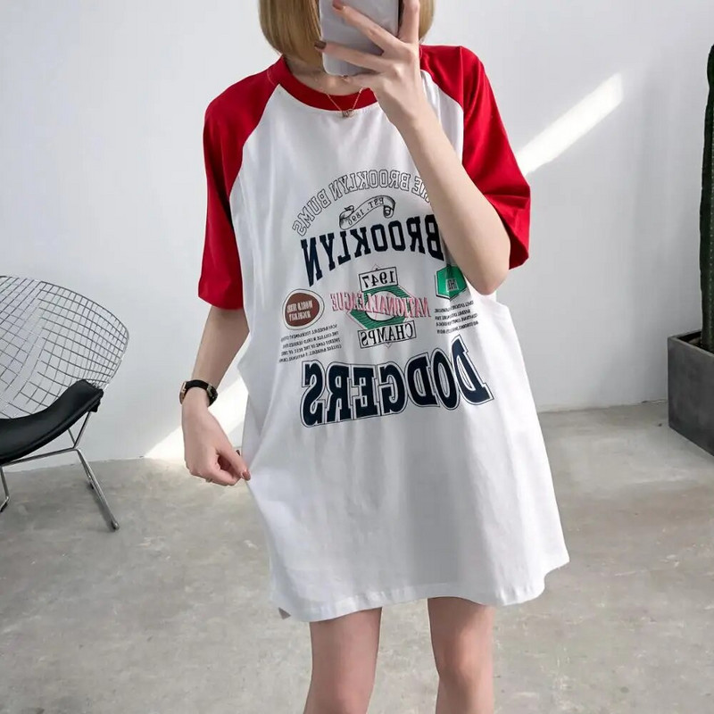 Gornja odjeća za dojenje za trudnice, majica kratkih rukava, tiskana slova, hranjenje s mlijekom, trudnička odjeća 3915