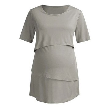 Горнища за бременни за бременни жени Дрехи Ризи за кърмене Горнища за кърмене Бременни дрехи за кърмещи майки Облекло за кърмене 2020 Ново